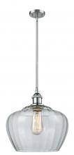  516-1S-PC-G92-L - Fenton - 1 Light - 11 inch - Polished Chrome - Mini Pendant