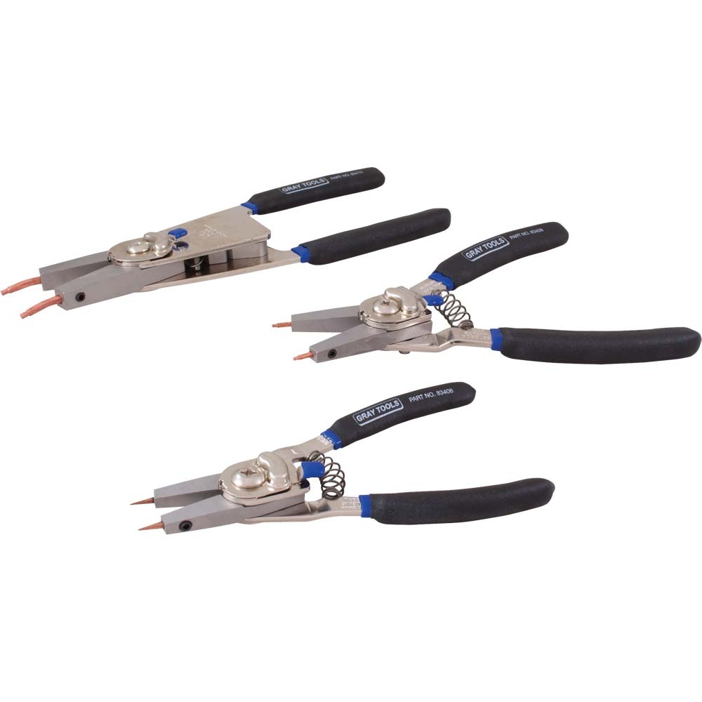 3 Piece Internal & External Snap Ring Plier Set