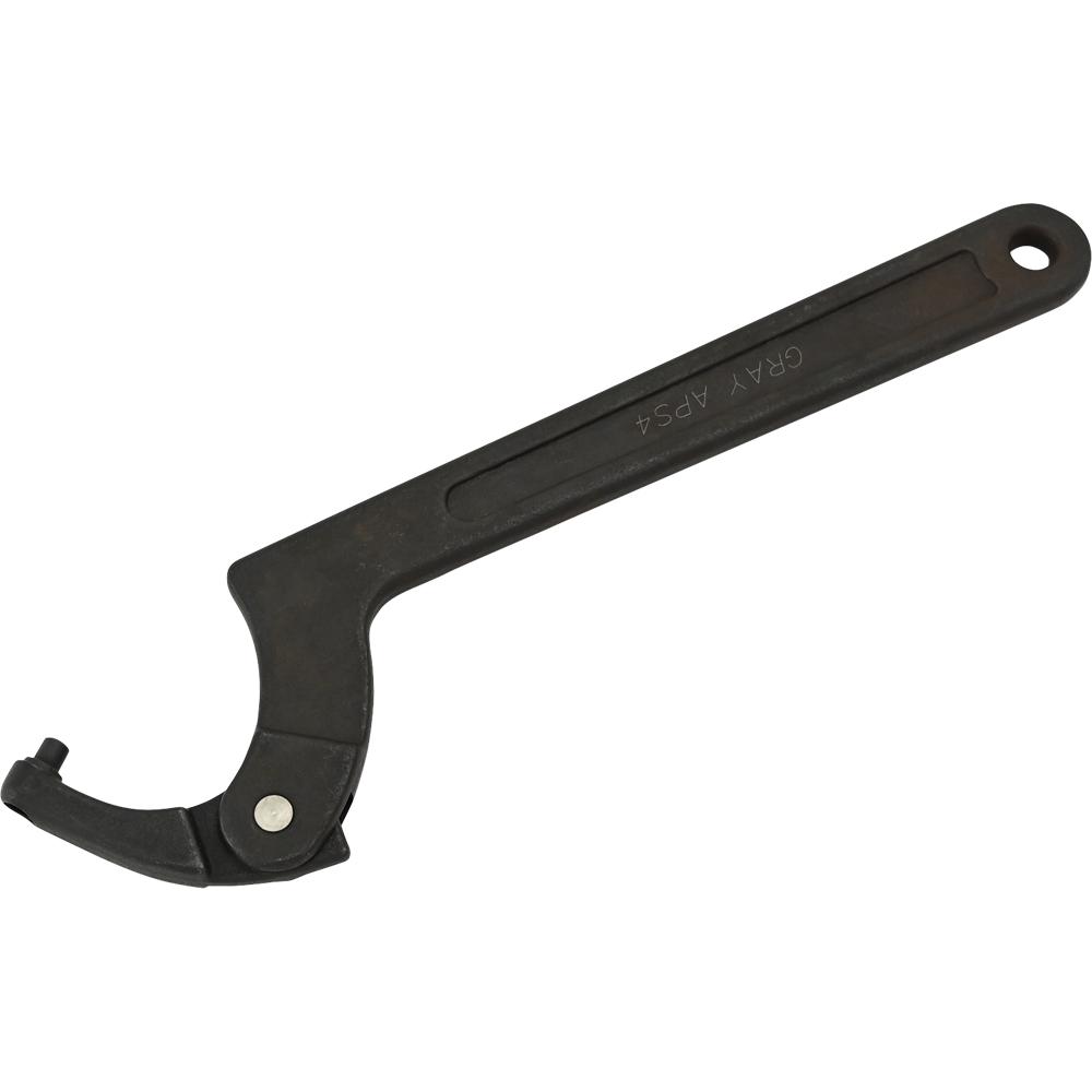 Adjustable Hook Industrial Black Spanner Wrench 3/4\ to 2\ Span Diameter