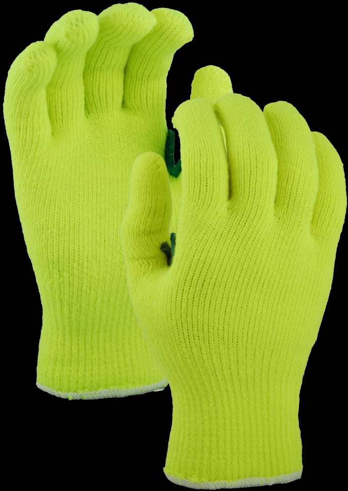 LUXURY LINER ACRYLIC KNIT THERMAL INTERIOR HI VIS YELLOW LINER