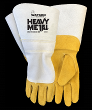 Watson Gloves 531-L - IRON MAIDEN SPLIT ELK COWSPLIT BACK PATCH WOMENS WELDING - L