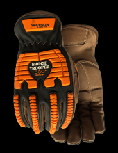 Watson Gloves 5785-M - SHOCK TROOPER A7 D30 BACK OF HAND & ANTIVIBE PALM GOATSKIN - M