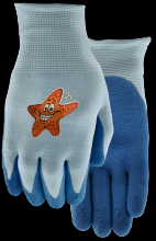 Watson Gloves 6163 - SPLISH AND SPLASH NYLON CRINKLE LATEX PALM KIDS GARDEN