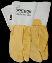 Watson Gloves 6351-09 - BLACK OUT FULL GRAIN COW 1 FINGER MITT UTILITY - 09