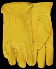 Watson Gloves 9477-M - WILD DEERSKIN FULLGRAIN DEER TR2 FLEECE LINED DRIVER - M