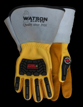 Watson Gloves 95782GCR-L - STORM TROOPER A5 TPR C100 LINED TPR GAUNTLET PERFORMANCE - L