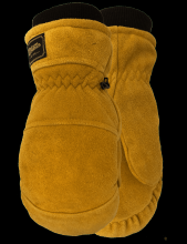 Watson Gloves 9591-L - CRAZY HORSE SPLIT DEER SHERPA LINING MITT LIFESTYLE - L