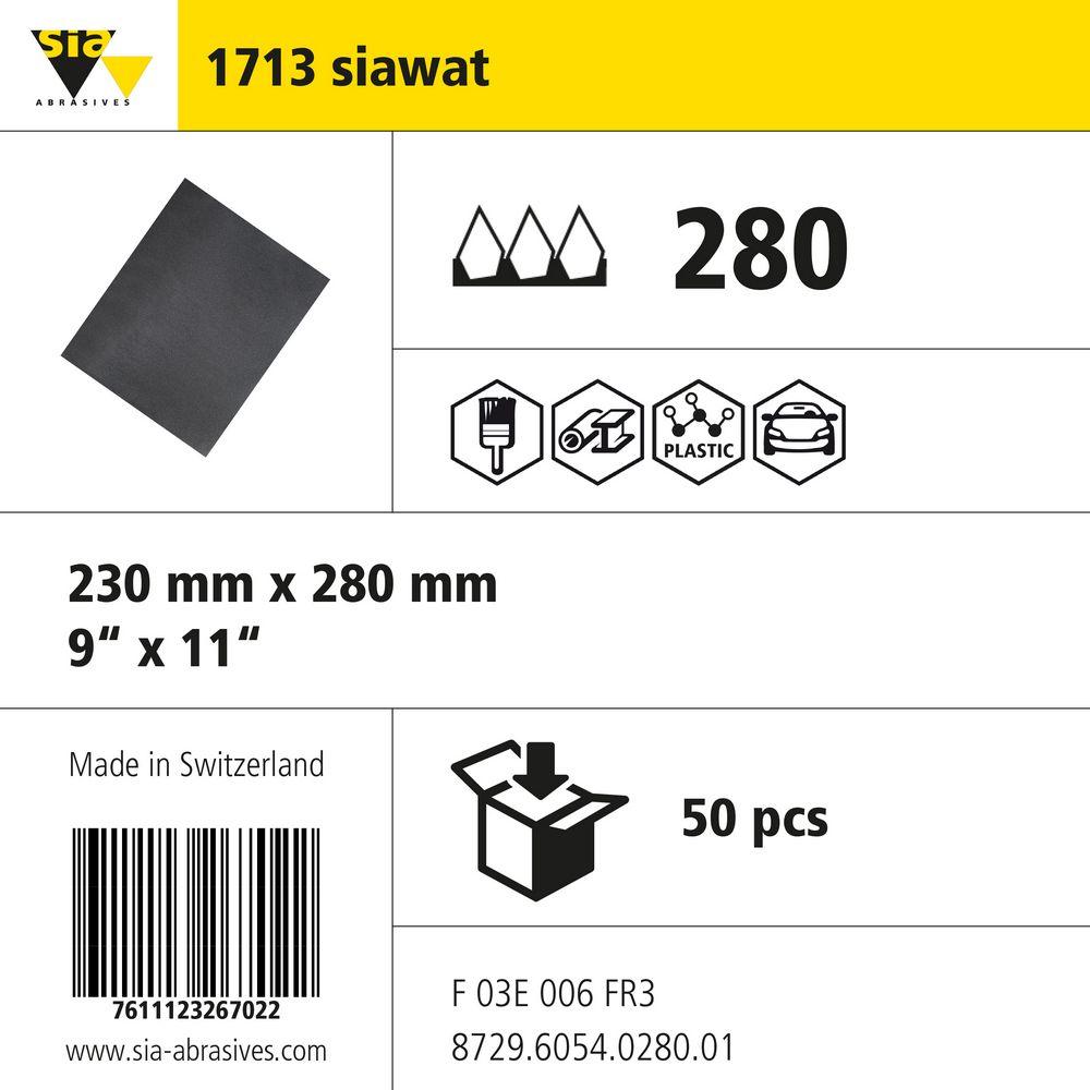 Papier de ponçage 1713 Siawat