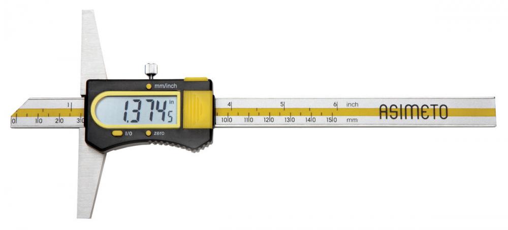 Asimeto 7327067 0-6&#34; x 0.0005&#34; Absolute Digital Depth Caliper