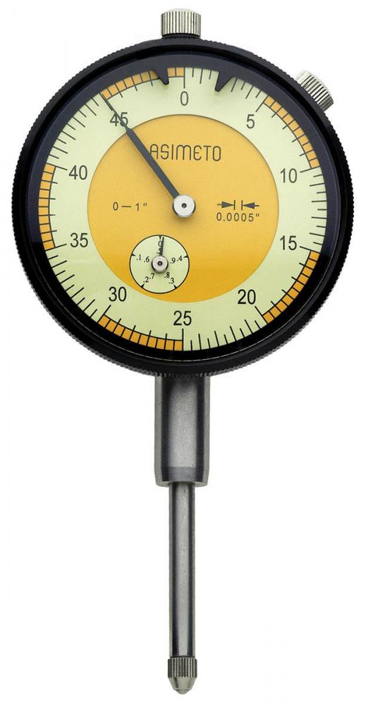 Asimeto 7402511 2.0&#34; x 0.001&#34;  0-100 AGD2 Dial Indicator