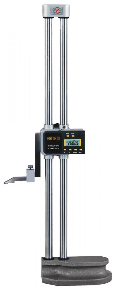 Asimeto 7627240 0-24&#34; Double Beam Digital Height Gauge With Hand Wheel