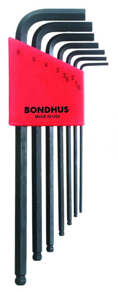 BONDHUS 7PC (1.5- 6MM) BALLPOINT L-KEY SET