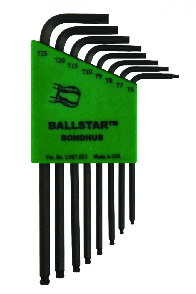 BONDHUS 8PC (T6 - T25) BALLSTAR L-WRENCH SET