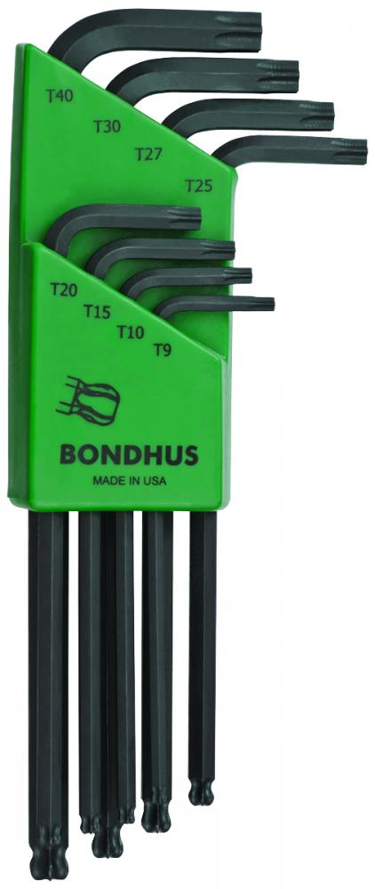 BONDHUS 8PC (T9 - T40) BALLSTAR L-WRENCH SET