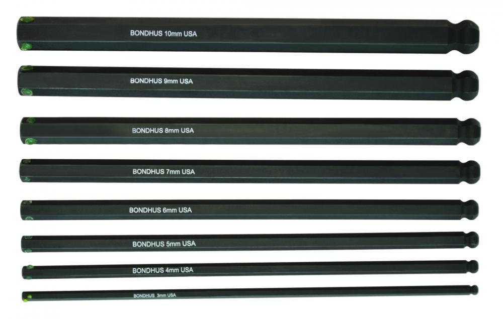 BONDHUS 7PC PROHOLD® 6&#34; BALL BIT SET (3 - 10MM)