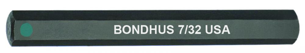 BONDHUS 7/32 X 2&#34; PROHOLD® HEX BIT