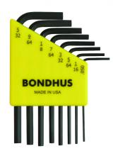 Bondhus 12232-BON - BONDHUS 8PC 9.050 - 5/32) SHORT ARM HEX SET