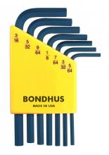 Bondhus 12245-BON - BONDHUS 7PC SAE SET  SA 5/64-3/16