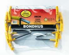 Bondhus 13332-BON - BONDHUS 8PC (3/32 - 1/4) HEX T-HANDLE SET