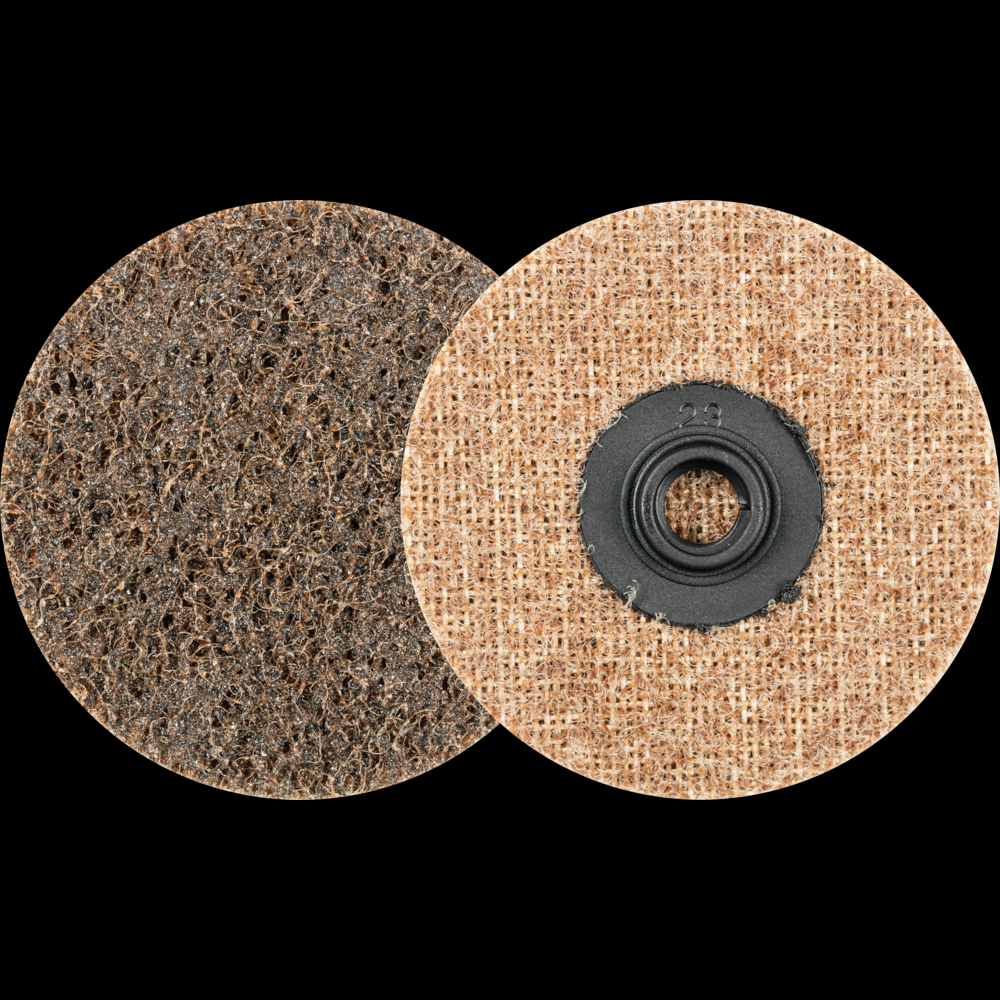 PFERD COMBIDISC® Non-Woven Abrasive Disc, 3&#34; Dia, Type CD, 100 Grit, Aluminum oxide