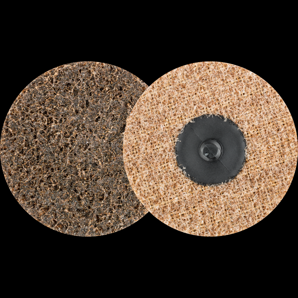 PFERD COMBIDISC® Non-Woven Abrasive Disc, 3&#34; Dia, Type CDR, 100 Grit, Aluminum oxide