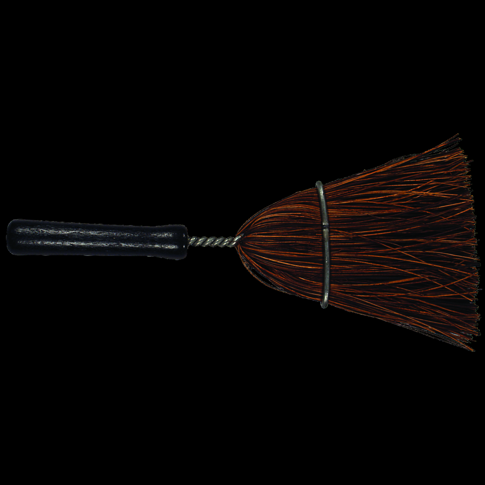 PFERD Whisk Broom 9-3/4&#34; Stiff Fiber Fill Wooden Handle