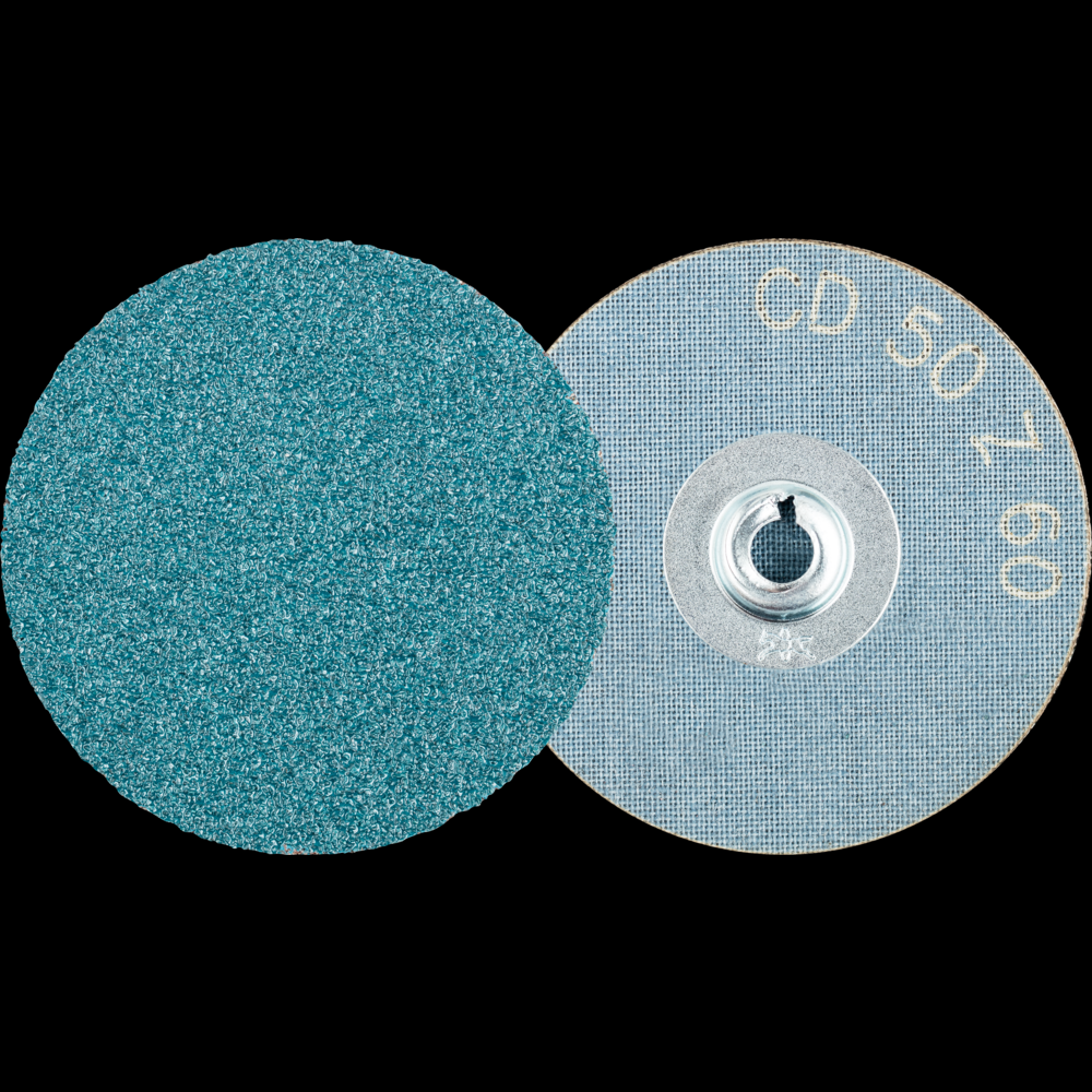 PFERD COMBIDISC® Abrasive Disc, 2&#34; Dia, Type CD, 60 Grit, Zirconia alumina