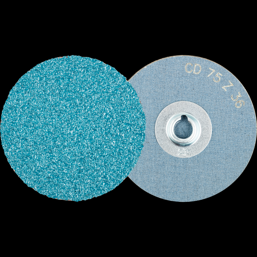 PFERD COMBIDISC® Abrasive Disc, 3&#34; Dia, Type CD, 36 Grit, Zirconia alumina