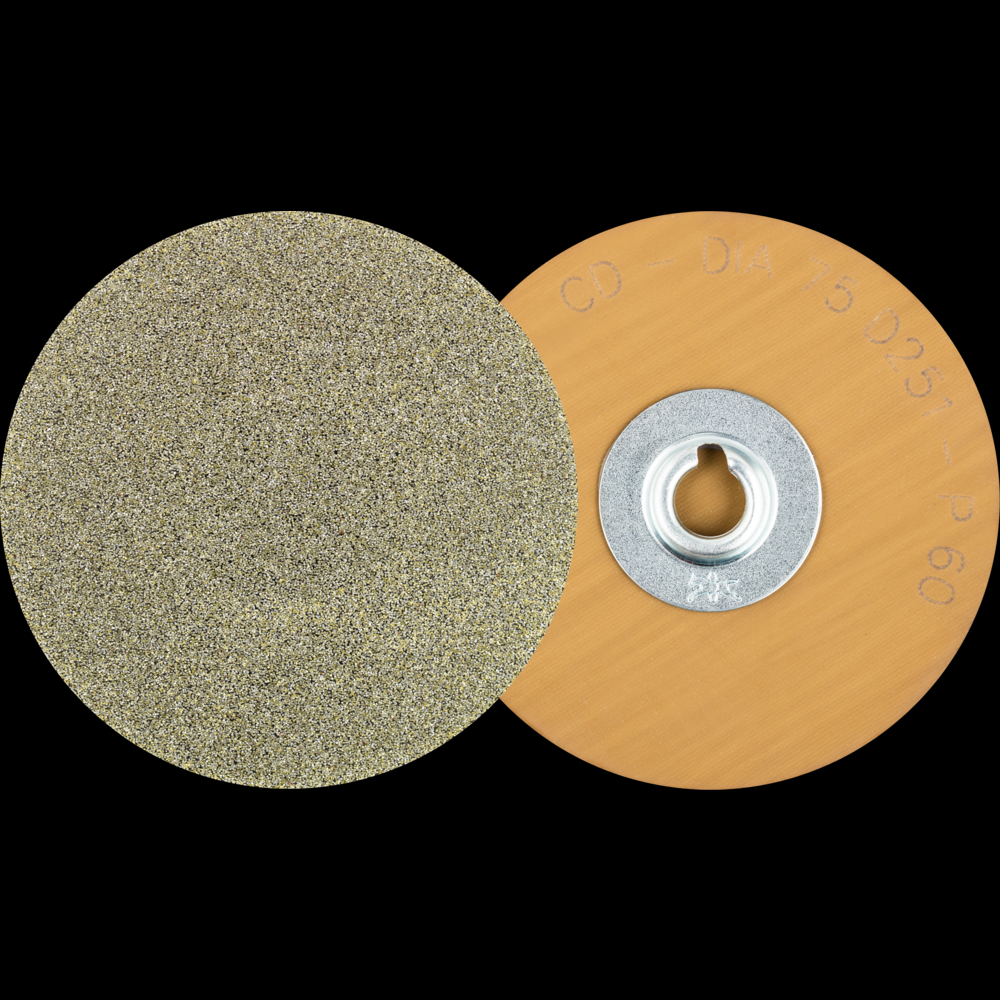 PFERD COMBIDISC® Diamond Abrasive Disc, 3&#34; Dia, Type CD, D 251/P 60 Grit