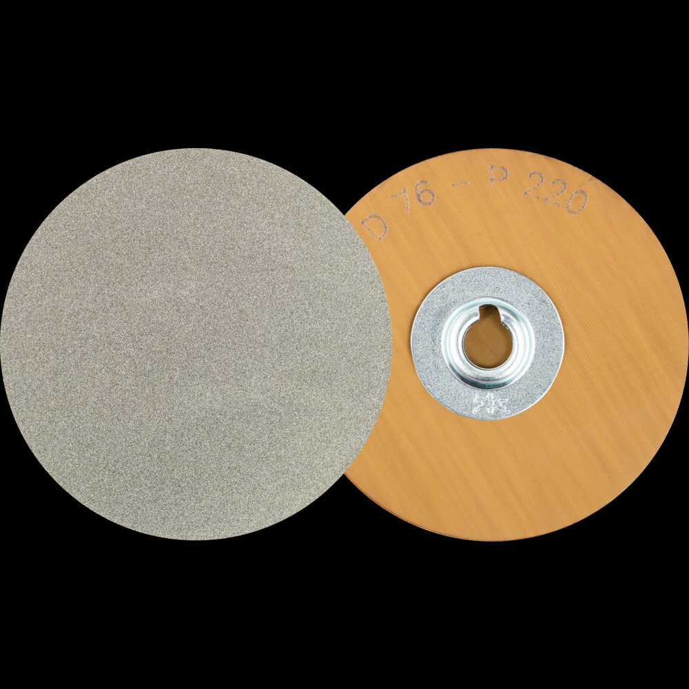 PFERD COMBIDISC® Diamond Abrasive Disc, 3&#34; Dia, Type CD, D 76/P 220 Grit