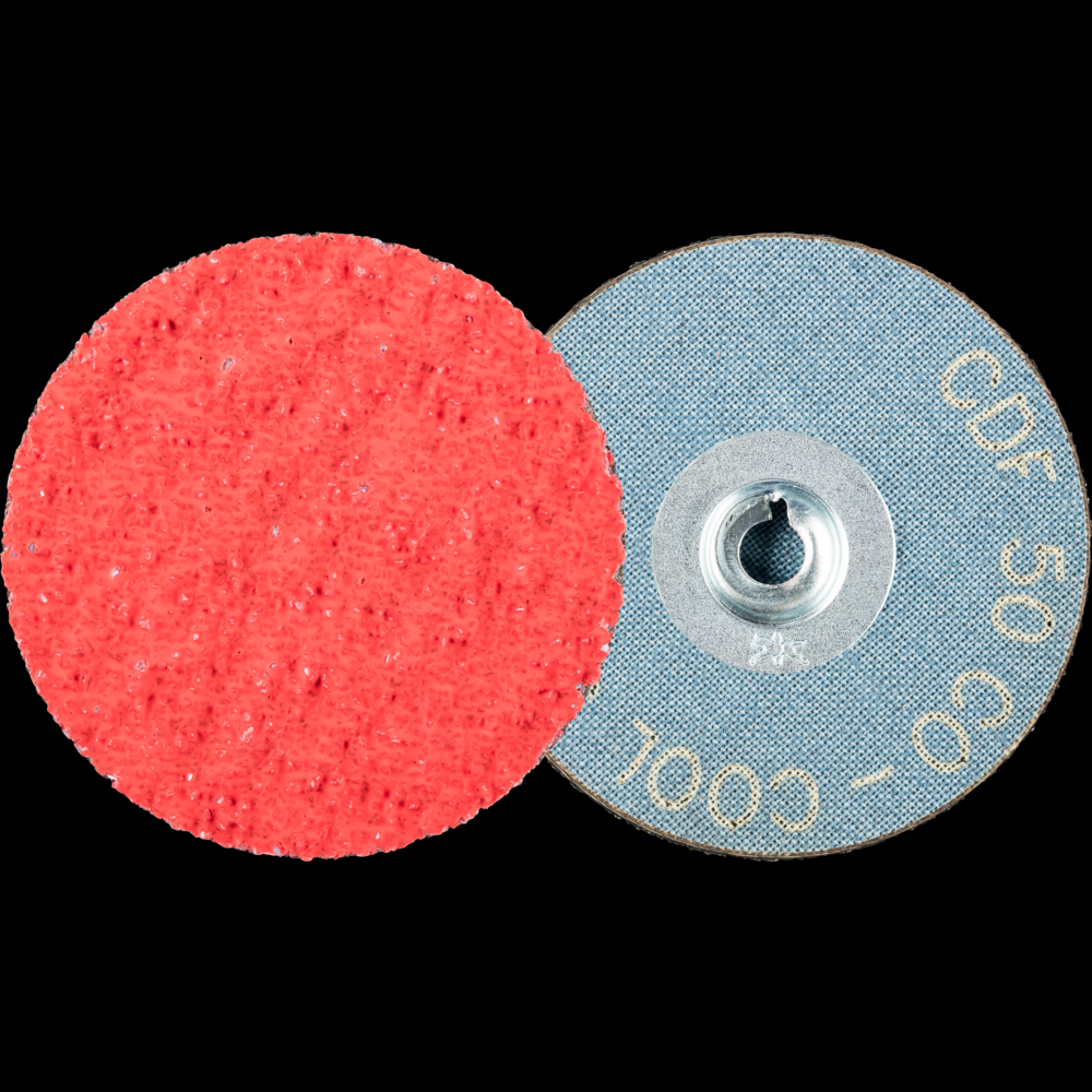 PFERD COMBIDISC® Mini Abrasive Disc, 2&#34; Dia, Type CD, 36 Grit, Ceramic oxide CO-COOL