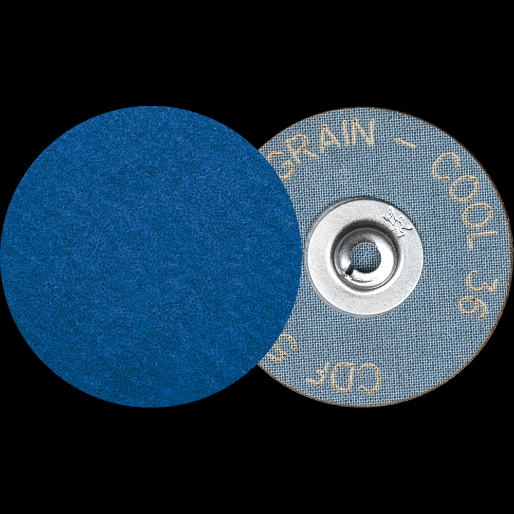 PFERD COMBIDISC® Abrasive Disc, 2&#34; Dia, Type CD, 36 Grit, VICTOGRAIN®-COOL