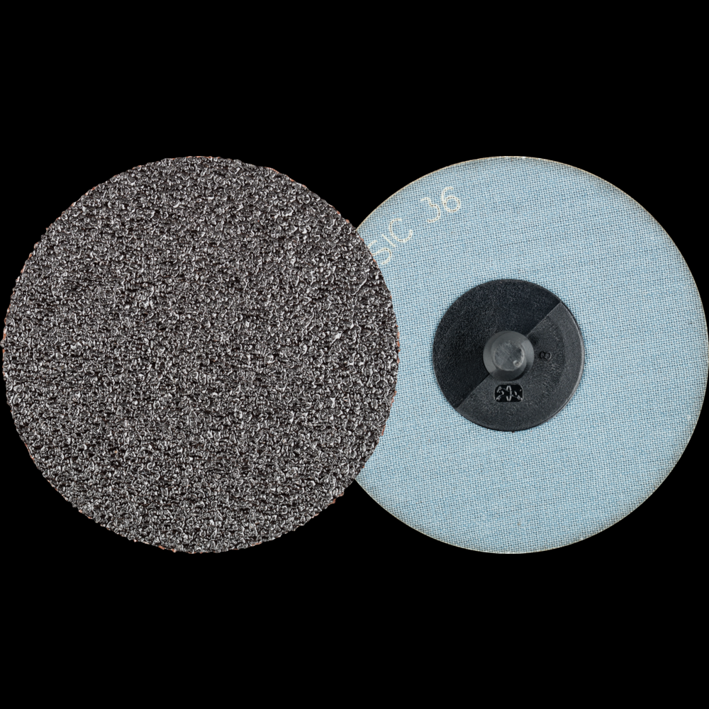 PFERD COMBIDISC® Abrasive Disc, 3&#34; Dia, Type CDR, 36 Grit, Silicon carbide