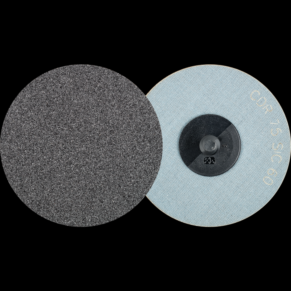 PFERD COMBIDISC® Abrasive Disc, 3&#34; Dia, Type CDR, 60 Grit, Silicon carbide