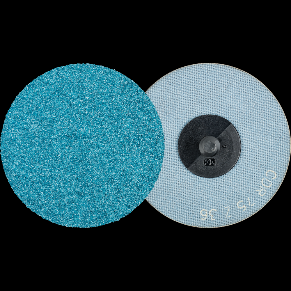 PFERD COMBIDISC® Abrasive Disc, 3&#34; Dia, Type CDR, 36 Grit, Zirconia alumina