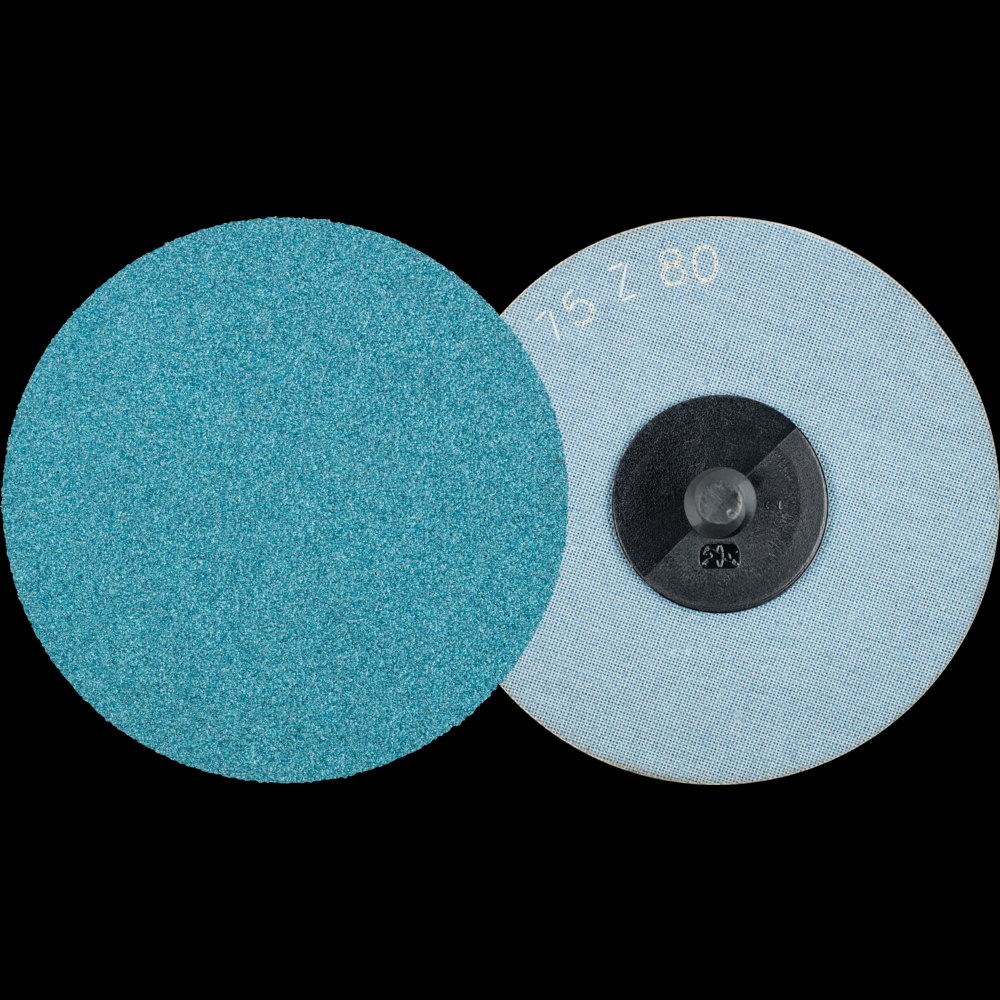 PFERD COMBIDISC® Abrasive Disc, 3&#34; Dia, Type CDR, 80 Grit, Zirconia alumina