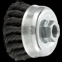 Pferd Inc. 79152219 - PFERD Knot Wire Cup Brush PSF 2-3/4" Dia. .014 Carbon Steel 5/8-11" Thread Retail