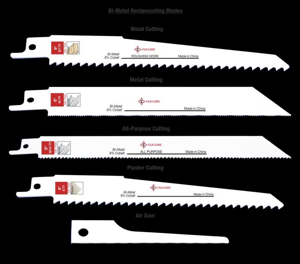 Reciprocating BI-Metal Saw Blades