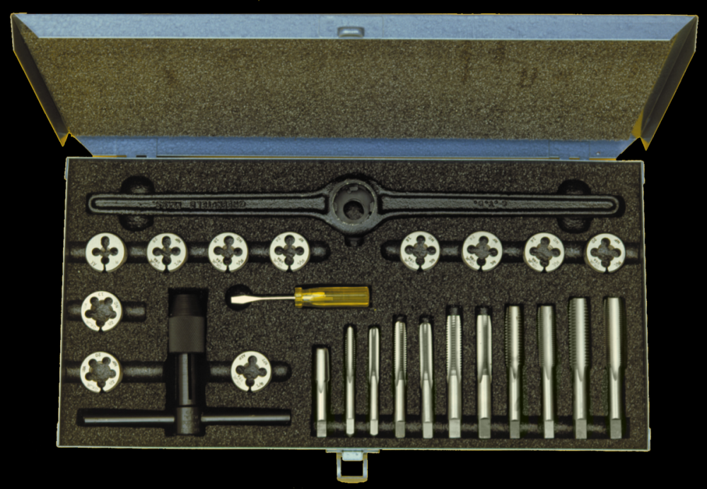 HSS Maintenance Hand Tap & Carbon Steel Round Adjustable Die Set