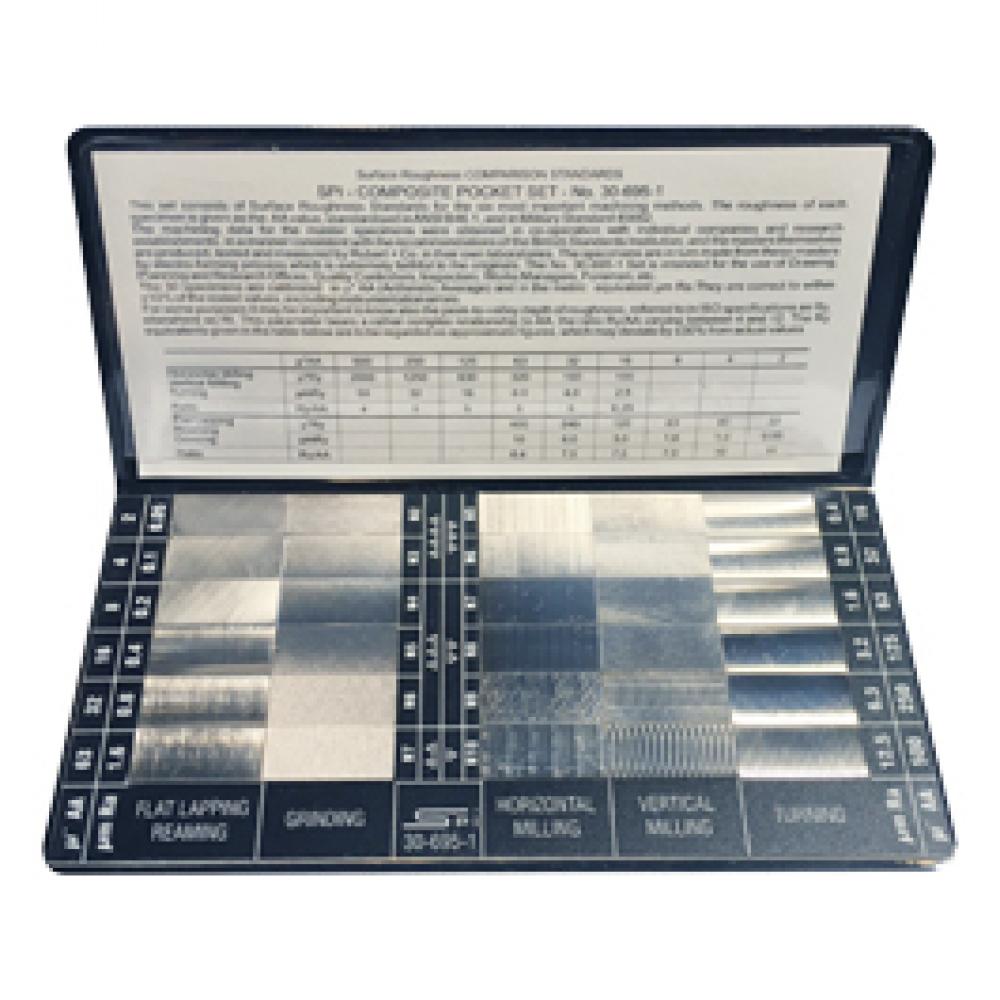 #130 COMPOSITE SET - SURFACE ROUGHNESS COMPARATOR