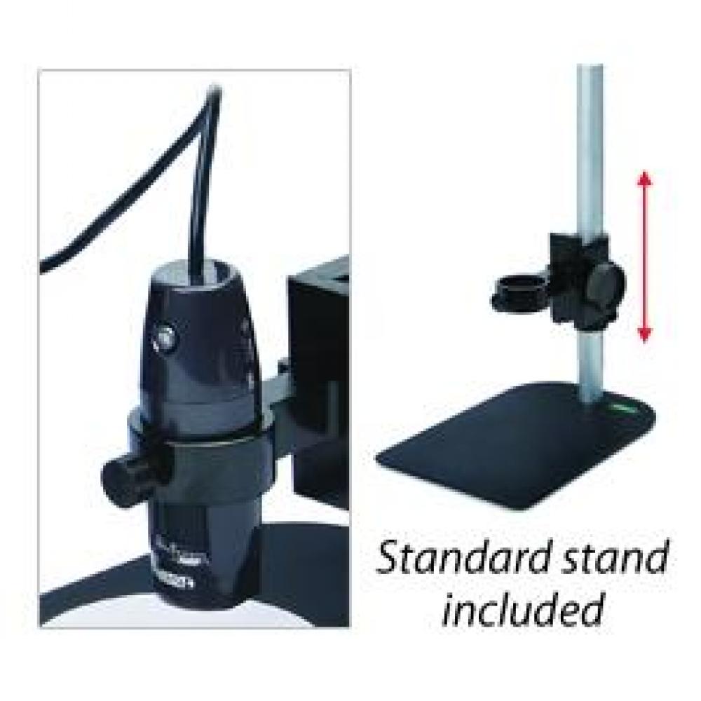 DIGITAL MICROSCOPE 10X-200X SUPPLIED W/ ISM-PRO SOFTWARE AND STD STAND