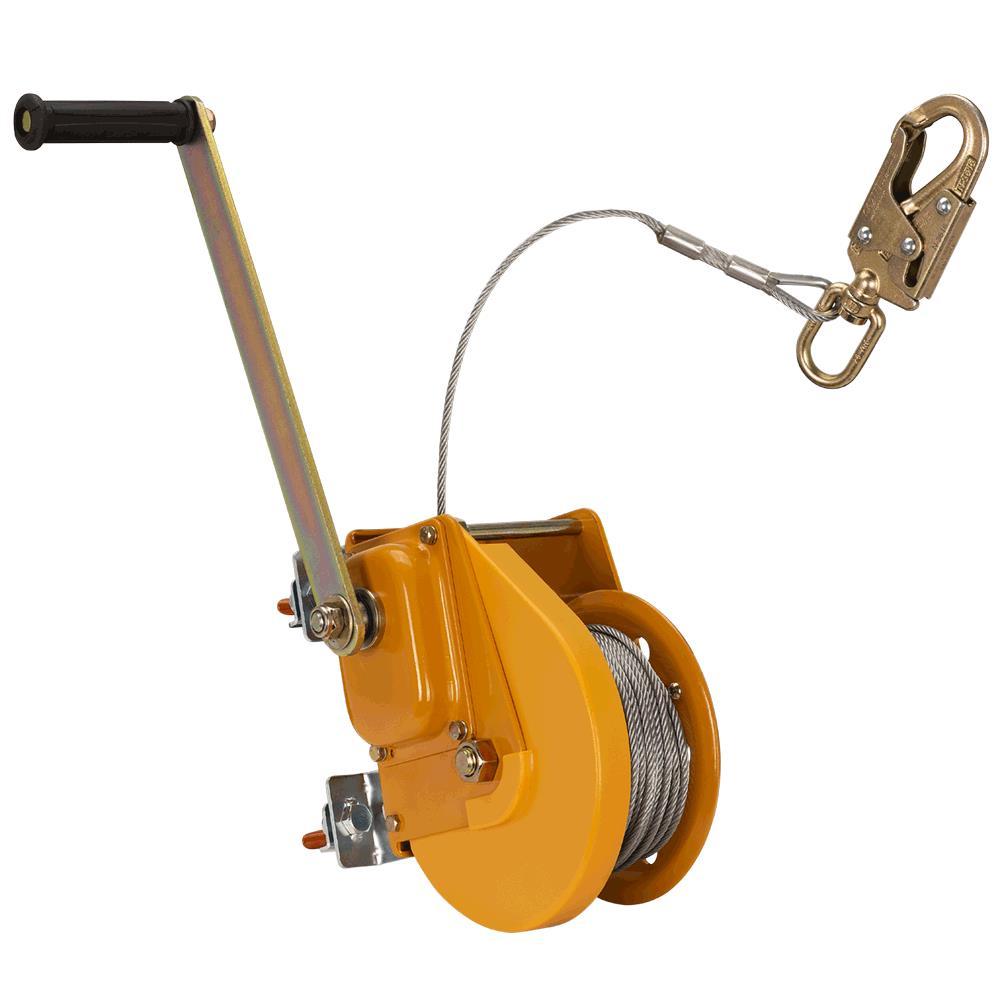 Confined Space Replacement Component - Man Winch with Cable and Swivel Hook