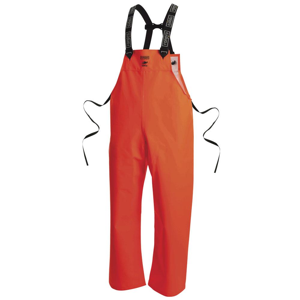 FL Snapper® Waterproof Rain Bib Pants - PVC Coated Polyester/Cotton